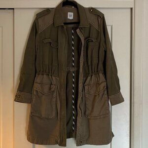 Women's Gap Utility Field Jacket with Epaulettes, Petite M
